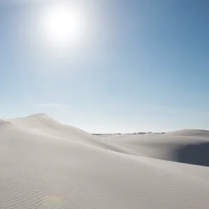 Shooting on Sand Dunes in Cape Town